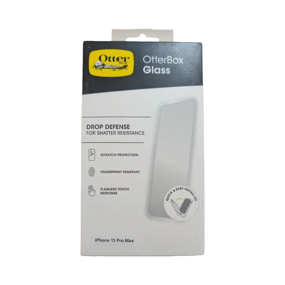 Mm6-N OtterBox Glass Shatter Resistant Protector For Apple iPhone 15‎ Pro Max